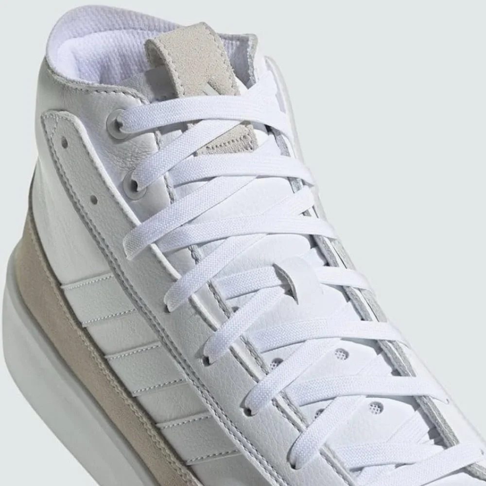 NIB [Adidas] ZNSORED Hi-Top Sneakers Cloud White Unisex Mens 11.5, Womens 12.5 - Picture 7 of 15